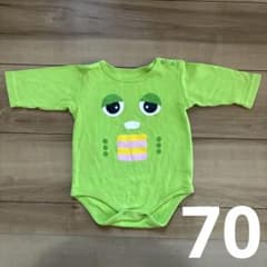 綿100%　ガチャピン　ロンパース　サイズ70のサムネイル