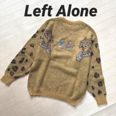Left Alone レフトアローン モヘアニット セーターヒョウ柄 レオパード 