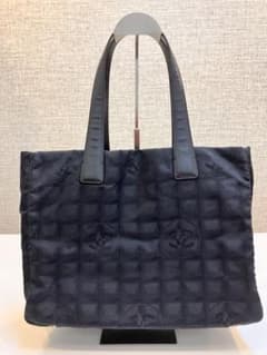 CHANEL ニュートラベルライン トートバッグ ブラック I.2720 - メルカリ