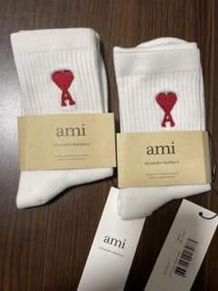 AMI Paris アミアレクサンドルマテュッシ 靴下ソックス 2足セットのサムネイル