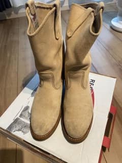 RED WING エンジニアブーツ ベージュのサムネイル