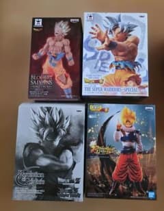 ドラゴンボールフィギュア 孫悟空 4種 まとめ 開封 箱 プライズ景品