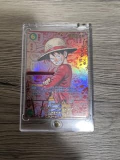 ★モンキー・D・ルフィOP13-118 SEC レッドコミパラのサムネイル