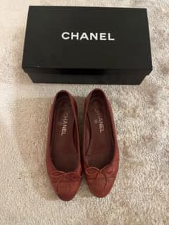 CHANEL バレエシューズ レッド 36のサムネイル