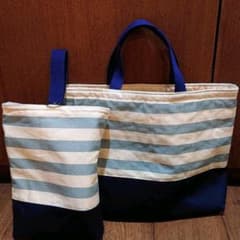 マリン 入園 入学 ハンドメイド 2点セットのサムネイル