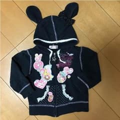 メゾピアノ100㎝ パーカーのサムネイル
