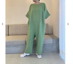 サロペット・オーバーオール・オールインワン ito fukuoka jump suit slim halfsleeve jump slim halfsleeve《ryoku 》ito fukuoka - メルカリ