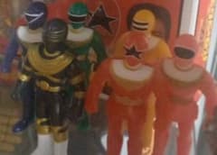 オーレンジャー当時物!ミニソフビ!６体セット✨１９９５年(平成７年)平成レトロ✨ オーレンジャー当時物!ミニソフビ!6体セット✨1995年(平成7年