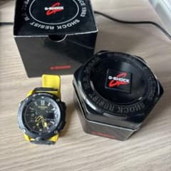 G-SHOCK デジタルアナログ時計 イエロー/ブラックのサムネイル