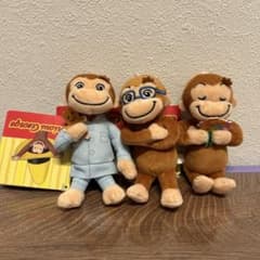 おさるのジョージ マスコット LifeStyle ぬいぐるみ　タグ付 新品セット