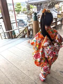 Maaaさま専用　七五三 作り帯 着物長襦袢セットのサムネイル