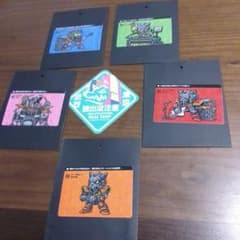 バラ売り不可。 メカウィズ&フォトシール。狼出没注意ステッカー