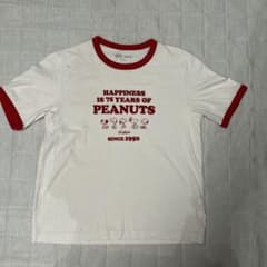 UNIQLO UT PEANUTS 75周年記念 リンガーTシャツ Mのサムネイル
