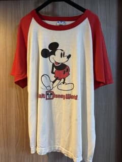 希少！Walt Disney World ミッキー ラグラン Tシャツ XLのサムネイル