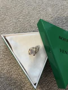 큰 판매 [거의 미사용] BOTTEGA VENETA 실버 링