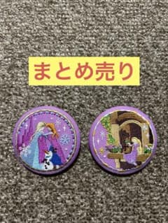 ディズニー　缶バッジ　まとめ売り　アリエル　ラプンツェル　アナ雪 ディズニーキャラクターズ 刺繍缶バッジ 2 アナと雪の女王