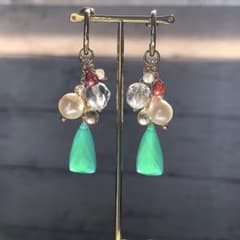 【SALE】Happy Christmas！天然石チャームのサムネイル