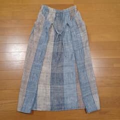 うさとの服　イカスカート　手織り　コットン うさとの服 イカスカート 手織り コットン - メルカリ