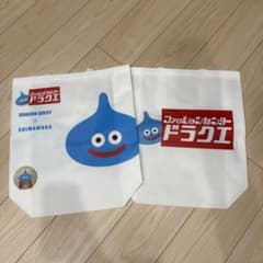 ドラクエ しまむら トートバッグ ドラゴンクエスト スライム 40th 2種類のサムネイル