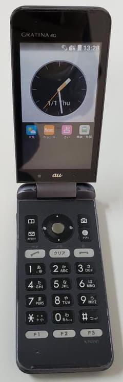 送無☆ au KYF34 SIMフリー♪ 防水 防塵 耐衝撃 判定○ 残債無　⑥のサムネイル