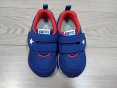moonSTAR　ムーンスター　スニーカー　メッシュ　青　ブルー　17cmのサムネイル