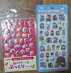 明治グミぷっくりシール （非売品） ボンボンドロップシール きかんしゃトーマスのサムネイル