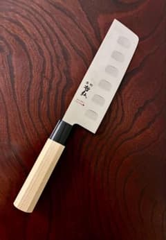 【未使用】菜切り包丁 モリブデンバナジウム鋼 登録 哲弘のサムネイル