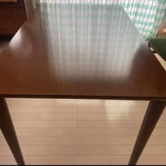 引き取り可☆カリモク60 幅130 ダイニングテーブル ウォールナット