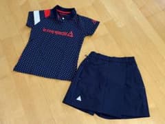 le coq sportif ポロシャツMとスカート7 セット ゴルフウェア - メルカリ