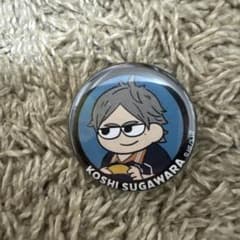 ハイキュー!! ジロリ 菅原孝支 缶バッジのサムネイル