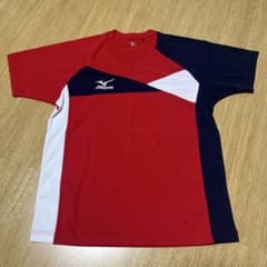 MIZUNO 卓球 ウェア レッド ネイビー ホワイトのサムネイル