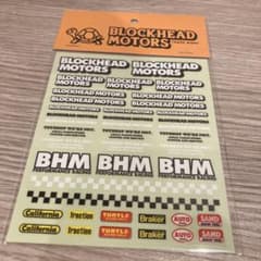 BLOCKHEAD MOTORS ステッカーシートのサムネイル