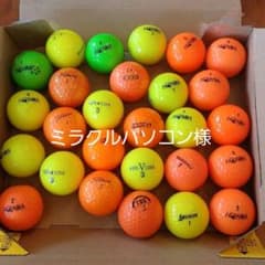 本間ゴルフ等　カラーボール　27球のサムネイル