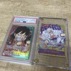 PSA 10] モンキー・D・ルフィ L リーダーパラレルOP01-003 - メルカリ