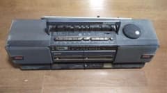 SANYO ラジカセ ダブルカセット オートリバース 本体 SANYO カセットプレーヤー ダブルカセット ラジカセ 本体 - メルカリ