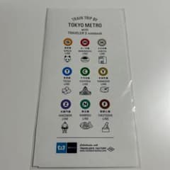 トラベラーズファクトリー　東京メトロ　クリアファイルのサムネイル