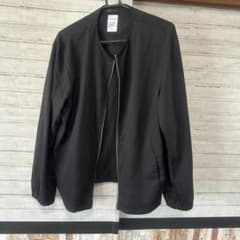 PLUS ONE メンズ ブルゾン ブラック Mサイズのサムネイル