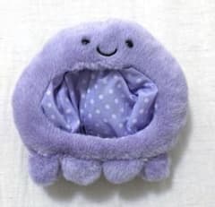 カエルのピクルス ぬいぐるみ用 着ぐるみ パープル 水玉