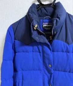 patagonia ビビーダウンジャケット美品 女性用ダウンジャケット XS 青 