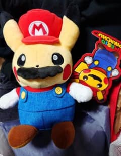 マリオピカチュウ ぬいぐるみ ポケモンセンター限定品 - メルカリ