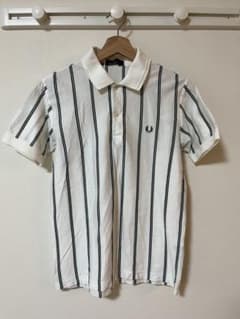 (フレッドペリー) FRED PERRY ストライプ ジャージ ポロシャツ