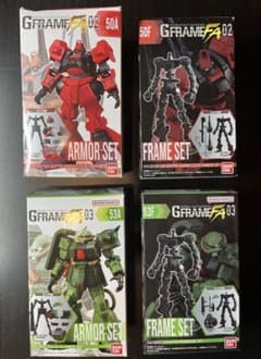 機動戦士ガンダム Gフレーム GFRAME FA02.03 セット売りのサムネイル