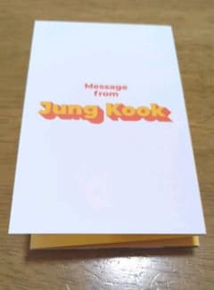 Butter メッセージカード ジョングクのサムネイル