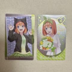 五等分の花嫁 中野四葉 メタリックカードのサムネイル