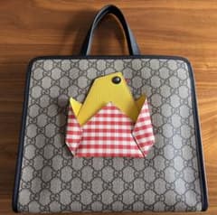 GUCCI 美品 キッズ チルドレン トートバック bird 鳥 - メルカリ