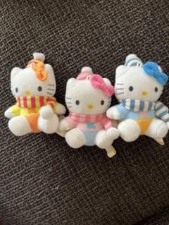 ハローキティマスコット3点セットのサムネイル