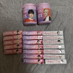 【未開封】LOTTE XYLITOL × BTS ガム ボトル＆スティックセットのサムネイル