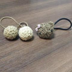 かわいいヘアゴム2個セットのサムネイル
