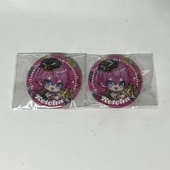 AMPTAK×COLORSレインボーロード中88%けちゃデフォ缶バッジ 2個のサムネイル