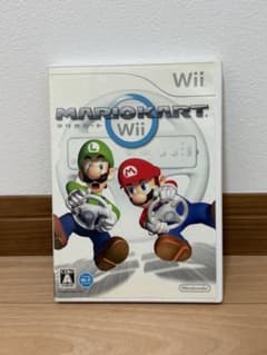 Wii マリオカートWii ソフト ケース・説明書付き 動作未確認　ハンドル無しのサムネイル